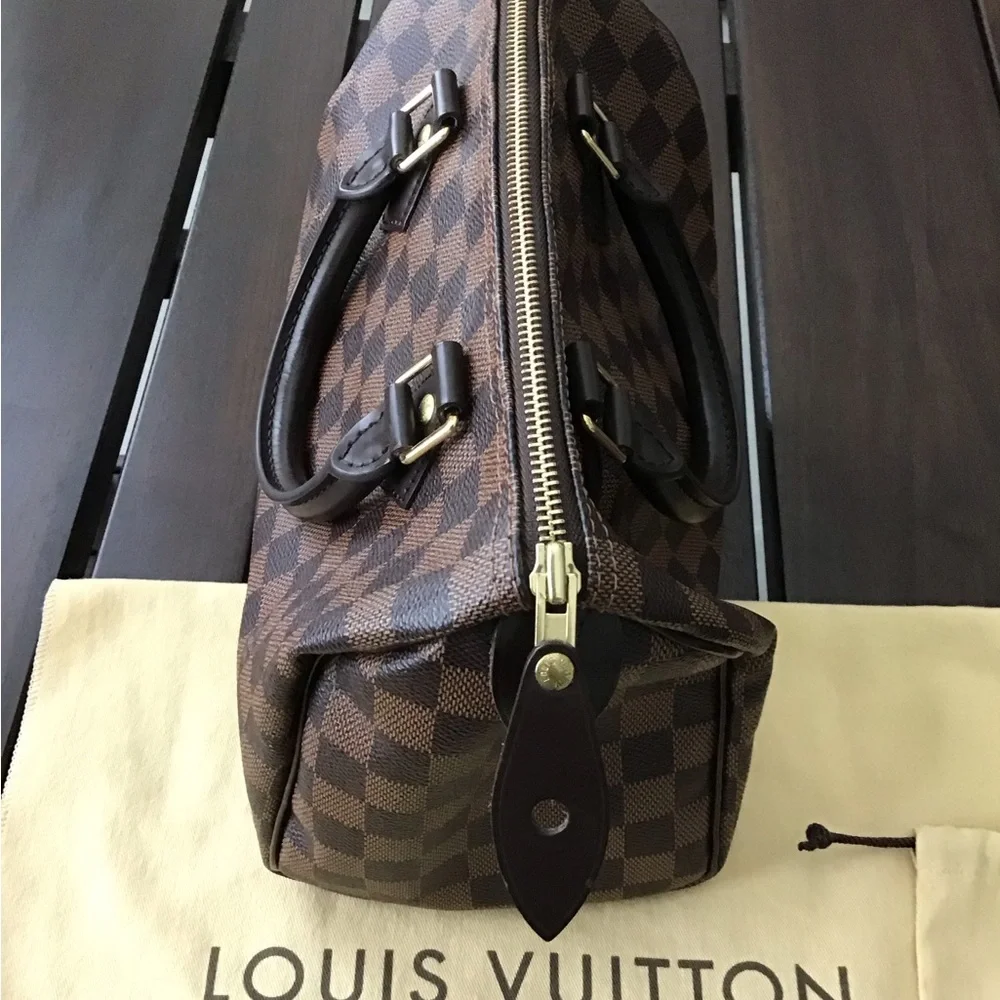 Louis Vuitton Damier Ebene Satchel in Dark Brown Check 25 - Picture 5 of 12